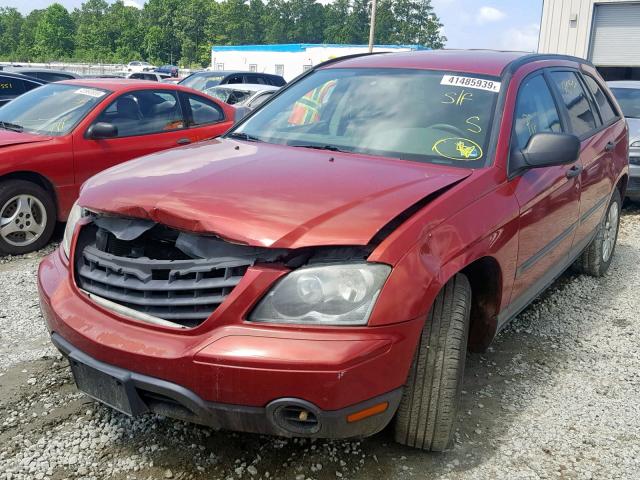 2A4GM48426R643654 - 2006 CHRYSLER PACIFICA RED photo 2