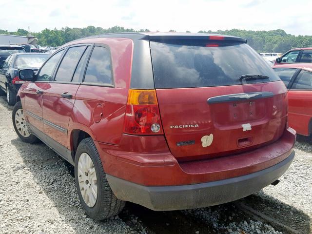 2A4GM48426R643654 - 2006 CHRYSLER PACIFICA RED photo 3