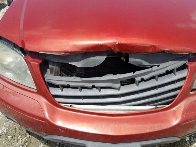 2A4GM48426R643654 - 2006 CHRYSLER PACIFICA RED photo 9