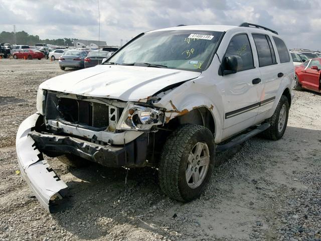 1D8HB48P07F536820 - 2007 DODGE DURANGO SL WHITE photo 2