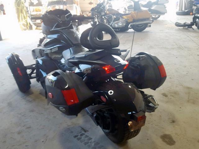 2BXNCBC11DV003327 - 2013 CAN-AM SPYDER ROA BLACK photo 3