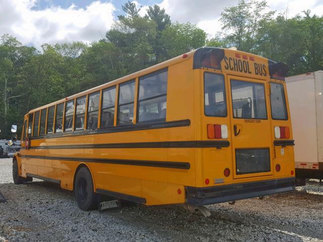 4UZABRDT9HCHJ3737 - 2017 FREIGHTLINER CHASSIS B2 YELLOW photo 3