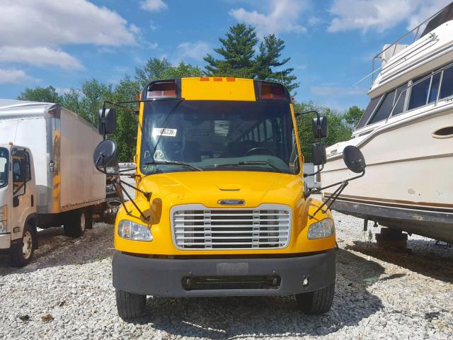 4UZABRDT9HCHJ3737 - 2017 FREIGHTLINER CHASSIS B2 YELLOW photo 9