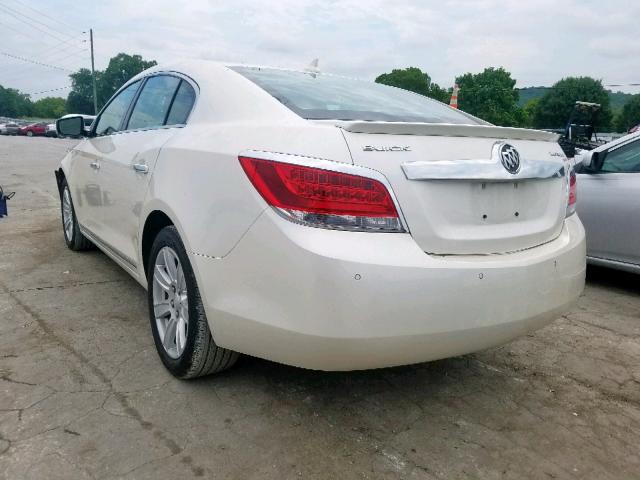 1G4GC5ED4BF237200 - 2011 BUICK LACROSSE C WHITE photo 3