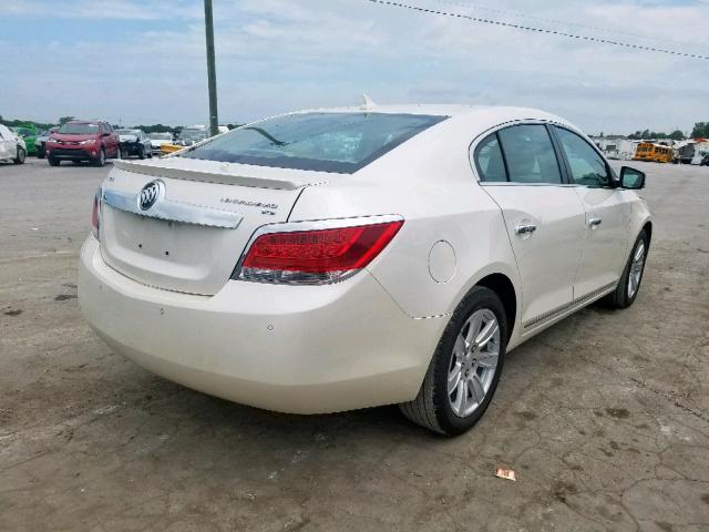 1G4GC5ED4BF237200 - 2011 BUICK LACROSSE C WHITE photo 4