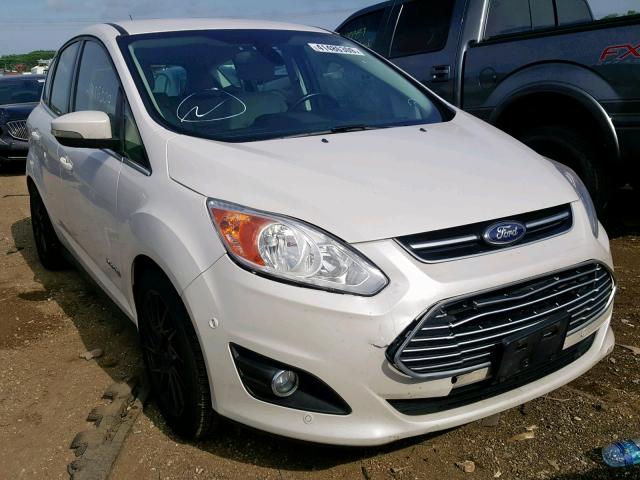 1FADP5BU2DL537005 - 2013 FORD C-MAX SEL WHITE photo 1