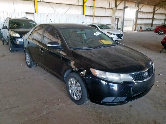 KNAFU4A29A5127515 - 2010 KIA FORTE EX BLACK photo 1