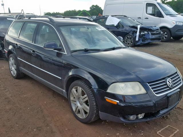 WVWYU63B55E144743 - 2005 VOLKSWAGEN PASSAT GLX BLACK photo 1