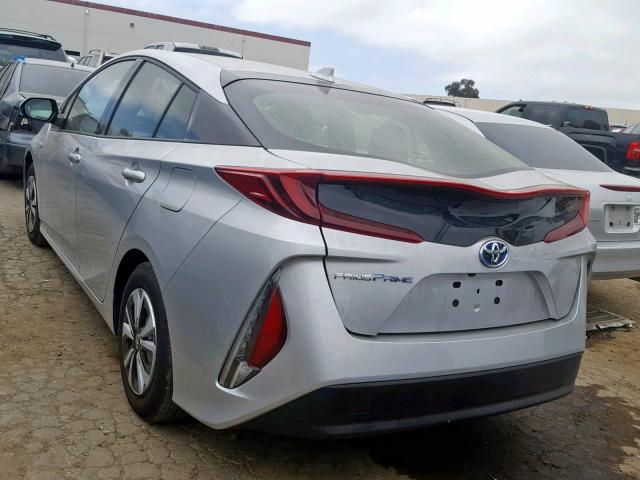 JTDKARFP3K3110024 - 2019 TOYOTA PRIUS PRIM 银色 照片 3