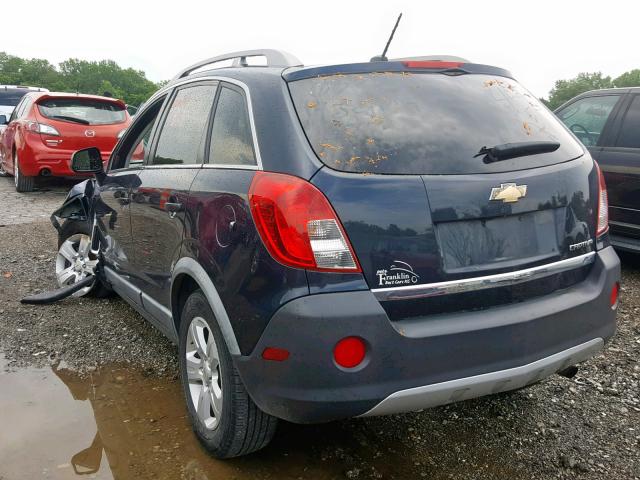 3GNAL2EK0FS518345 - 2015 CHEVROLET CAPTIVA LS 蓝色 照片 3
