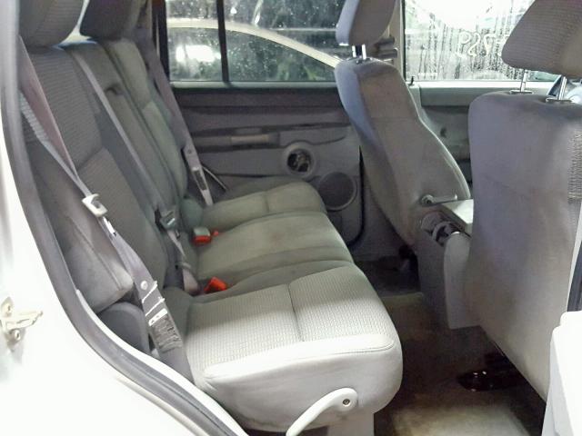 1J8HG48N26C171239 - 2006 JEEP COMMANDER SILVER photo 6