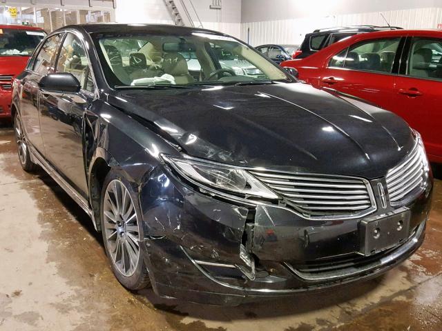 3LN6L2LU9ER806272 - 2014 LINCOLN MKZ HYBRID CHARCOAL photo 1