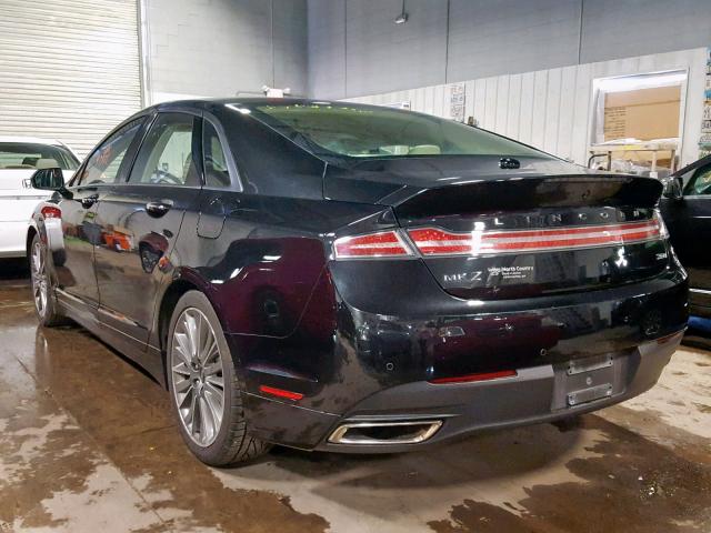 3LN6L2LU9ER806272 - 2014 LINCOLN MKZ HYBRID CHARCOAL photo 3