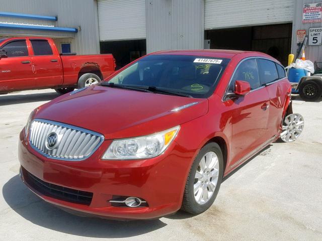 1G4GC5ER0CF352647 - 2012 BUICK LACROSSE RED photo 2