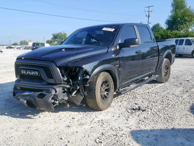 1C6RR7YT0JS151759 - 2018 RAM 1500 REBEL შავი ფოტო 2