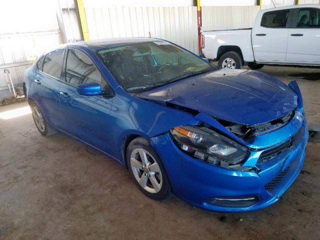 1C3CDFBB1GD728808 - 2016 DODGE DART SXT BLUE photo 1