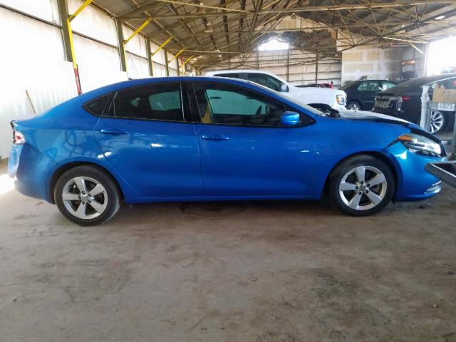 1C3CDFBB1GD728808 - 2016 DODGE DART SXT BLUE photo 9