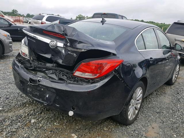 W04GS5EC2B1022775 - 2011 BUICK REGAL CXL GRAY photo 4