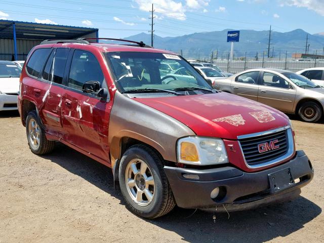 1GKDT13S622119372 - 2002 GMC ENVOY MAROON photo 1