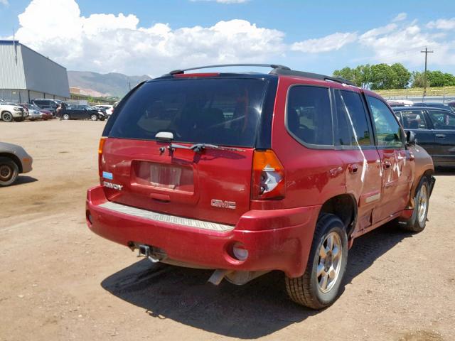 1GKDT13S622119372 - 2002 GMC ENVOY MAROON photo 4