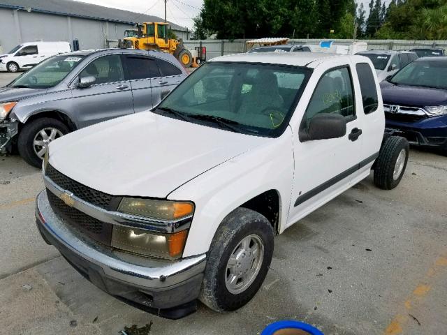 1GCCS196368230663 - 2006 CHEVROLET COLORADO WHITE photo 2