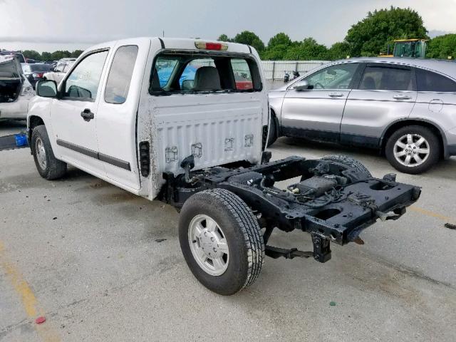 1GCCS196368230663 - 2006 CHEVROLET COLORADO WHITE photo 3