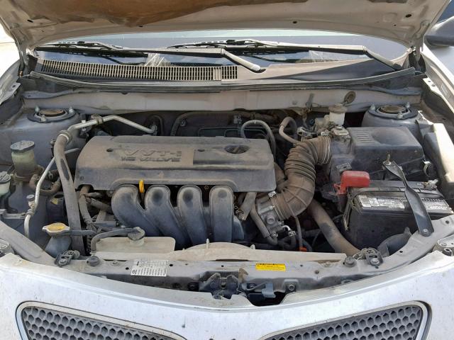 5Y2SL658X6Z426073 - 2006 PONTIAC VIBE SILVER photo 7