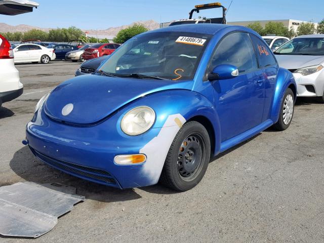 3VWBK31C55M402076 - 2005 VOLKSWAGEN NEW BEETLE ლურჯი ფოტო 2