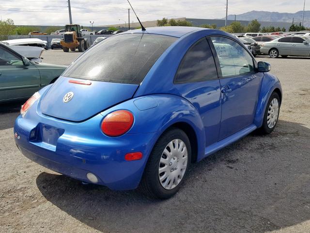 3VWBK31C55M402076 - 2005 VOLKSWAGEN NEW BEETLE ლურჯი ფოტო 4