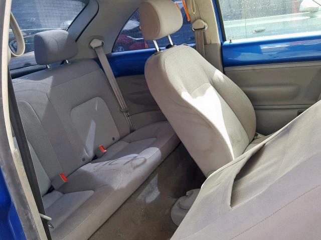 3VWBK31C55M402076 - 2005 VOLKSWAGEN NEW BEETLE ლურჯი ფოტო 6