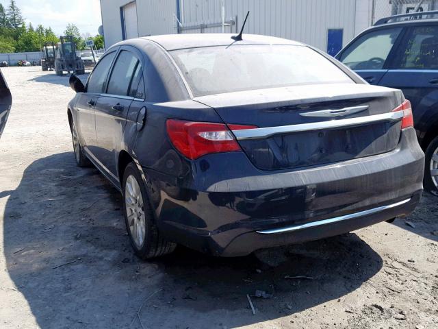 1C3CCBAB7CN204077 - 2012 CHRYSLER 200 LX BLACK photo 3