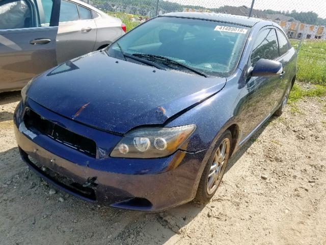 JTKDE167X80225088 - 2008 TOYOTA SCION TC ლურჯი ფოტო 2