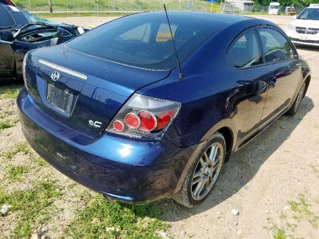 JTKDE167X80225088 - 2008 TOYOTA SCION TC ლურჯი ფოტო 4