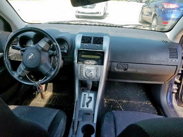 JTKDE167X80225088 - 2008 TOYOTA SCION TC ლურჯი ფოტო 9
