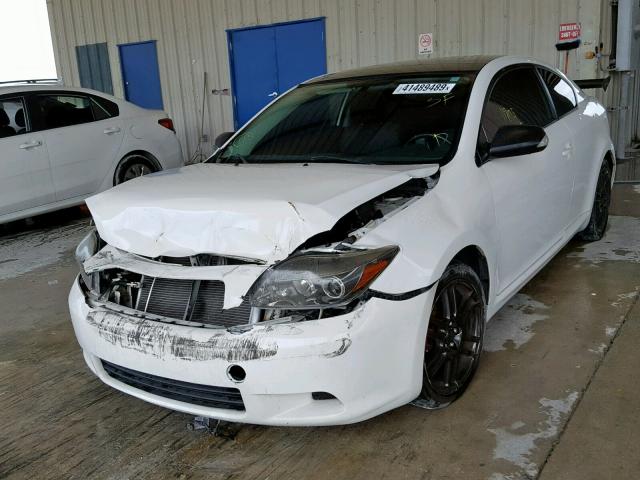 JTKDE167780253365 - 2008 TOYOTA SCION TC WHITE photo 2
