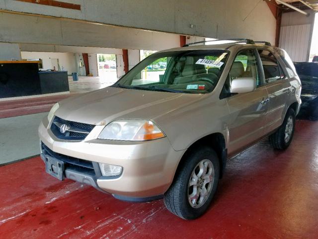 2HNYD188X2H546191 - 2002 ACURA MDX TOURIN TAN photo 2