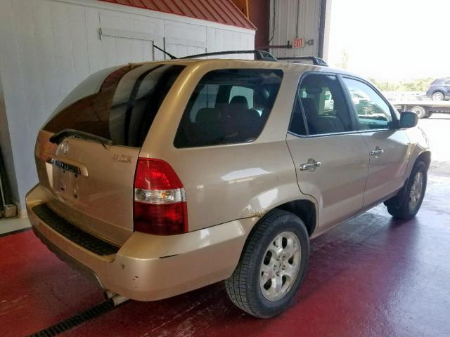 2HNYD188X2H546191 - 2002 ACURA MDX TOURIN TAN photo 4