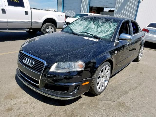 WAUGL78E77A017233 - 2007 AUDI NEW S4 QUA BLACK photo 2