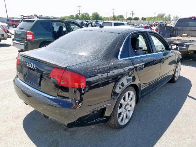 WAUGL78E77A017233 - 2007 AUDI NEW S4 QUA BLACK photo 4