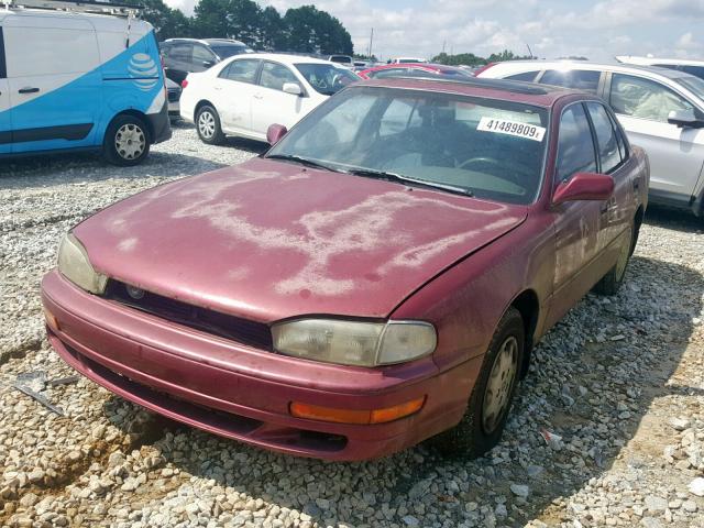 4T1SK12E1NU148994 - 1992 TOYOTA CAMRY LE RED photo 2