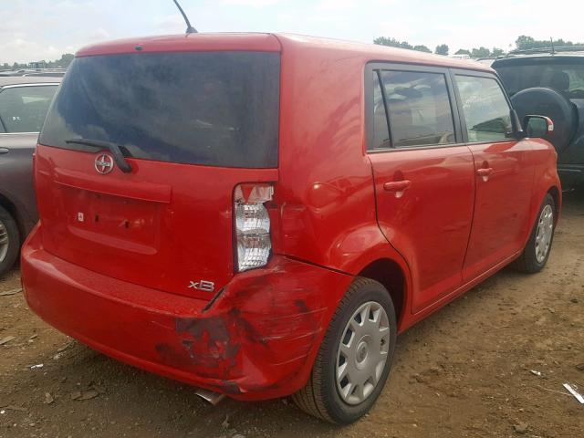 JTLKE50E191094386 - 2009 TOYOTA SCION XB 红色 照片 4