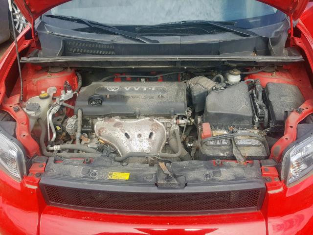 JTLKE50E191094386 - 2009 TOYOTA SCION XB 红色 照片 7