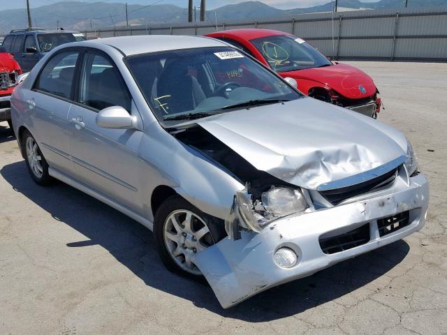 KNAFE121965300734 - 2006 KIA NEW SPECTR SILVER photo 1