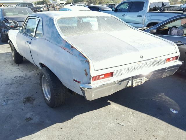 114270W336143 - 1970 CHEVROLET NOVA GRAY photo 3