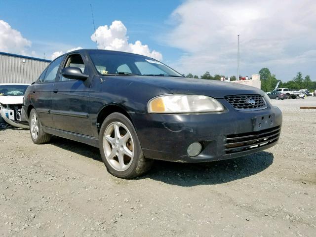 3N1BB51D31L115524 - 2001 NISSAN SENTRA SE BLACK photo 1