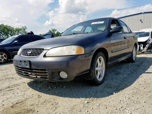 3N1BB51D31L115524 - 2001 NISSAN SENTRA SE BLACK photo 2