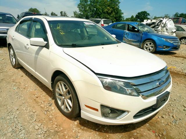 3FAHP0JG9CR141475 - 2012 FORD FUSION SEL WHITE photo 1