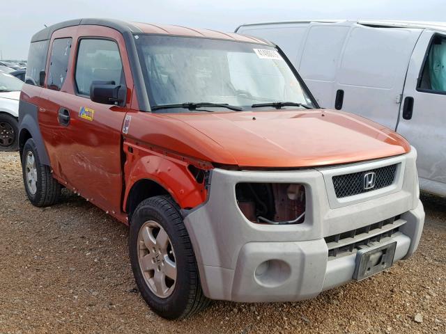 5J6YH286X4L033697 - 2004 HONDA ELEMENT EX ORANGE photo 1