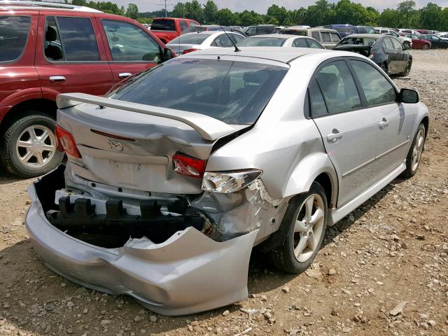 1YVHP84D155M25029 - 2005 MAZDA 6 S SILVER photo 4