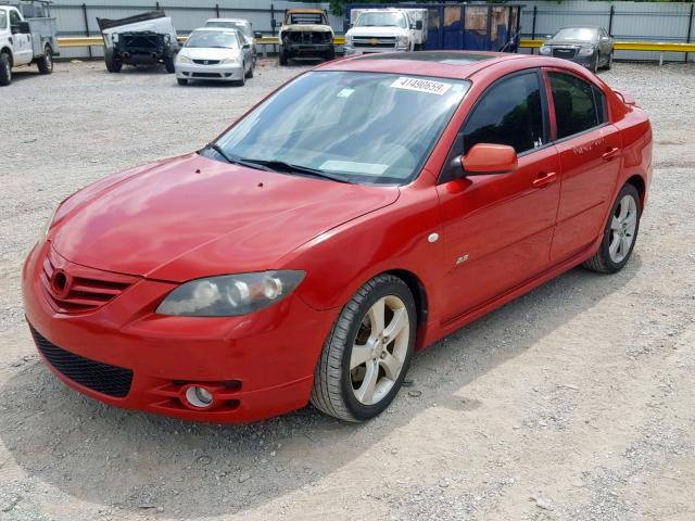 JM1BK323461428300 - 2006 MAZDA 3 S RED photo 2